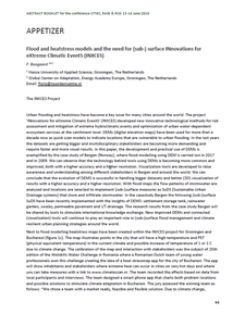 Flood and heatstress models and the need for (sub-) surface INnovations for eXtreme Climatic EventS (INXCES)