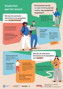 Hoe kunnen we de sociale binding en het welzijn van studenten vergroten?