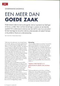 Ondernemend Onderwijs: een meer dan goede zaak