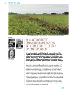 Klimaatrobuuste graskruidenmengsels in heringerichte sloten op zandgronden