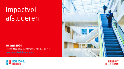 Impactvol afstuderen