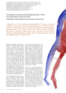 Klínískar hjúkrunarleiðbeiningar fyrir heilablóðfallssjúklinga [Clinical Nursing Guidelines for Patients with Stroke]