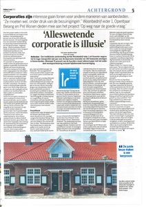 Alleswetende corporatie is illusie