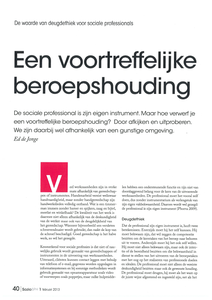 Een voortreffelijke beroepshouding: de waarde van deugdethiek voor sociale professionals