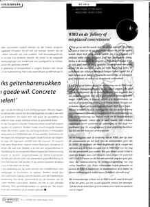 WMO en de 'fallacy of misplaced concreteness'