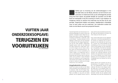 Vijftien jaar onderzoeksopgave