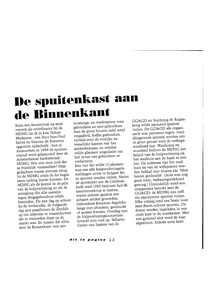 De spuitenkast aan de Binnenkant.