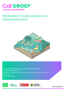 Onderzoeksopzet en achtergrond project
