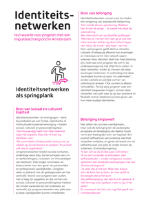 Factsheet voor Identiteitsnetwerken