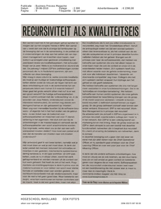 Recursiviteit als kwaliteitseis