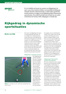 Kijkgedrag in dynamische sportsituaties