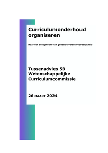 Curriculumonderhoud organiseren
