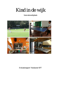 Kind in de wijk - innovatiewerkplaats