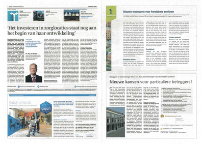 Het investeren in zorglocaties staat nog aan het begin van haar ontwikkeling