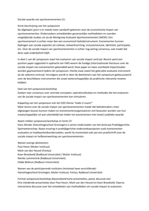 Symposium: sociale waarde van sportevenementen