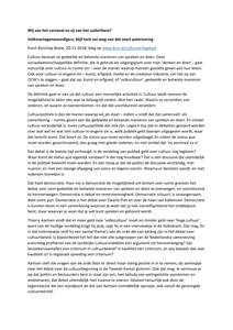 Wij van het carnaval en zij van het suikerfeest?