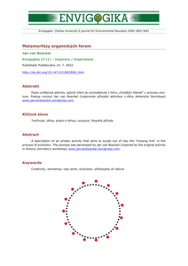Metamorfózy organických forem