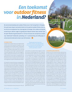Een toekomst voor outdoor fitness in Nederland?