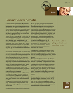 Commotie over demotie