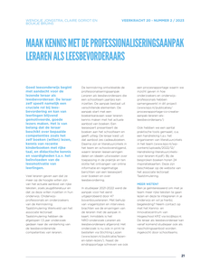 Maak kennis met de professionaliseringsaanpak leraren als leesbevorderaars