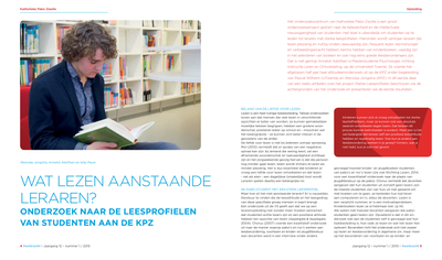 Wat lezen aanstaande leraren?