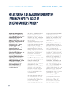 Hoe bevorder je de taalontwikkeling van leerlingen met een risico op onderwijsachterstanden?