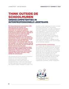 Think outside de schoolmuren