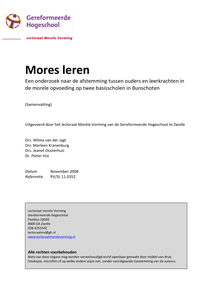 Mores leren