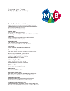 Proceedings of the 5th Media Architecture Biennale Conference