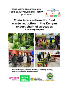 Chain interventions for food waste reduction in the Kenyan export chain of avocados