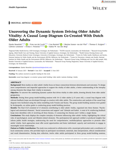 Uncovering the Dynamic System Driving Older Adults' Vitality: A Causal Loop Diagram Co-Created With Dutch Older Adults