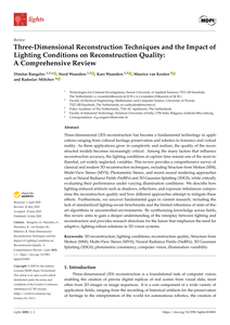 3D Reconstruction Techniques and the Impact of Lighting Conditions on Reconstruction Quality