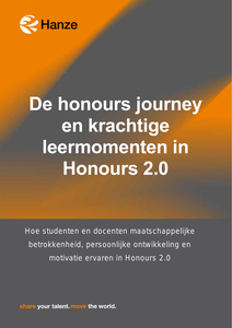 De honours journey en krachtige leermomenten in Honours 2.0
