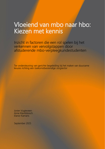 Vloeiend van mbo naar hbo: Kiezen met kennis