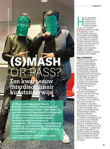 (S)MASH or Pass: een kwart eeuw interdisciplinair kunstonderwijs