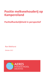 Positie melkveehouderij op Kampereiland