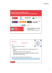 Samenwerking in het NRO-project
