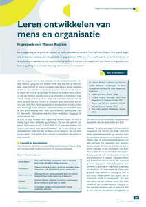 Leren ontwikkelen van mens en organisatie
