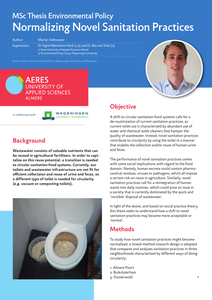 Normalizing novel sanitation practices