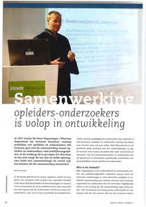 Samenwerking opleiders-onderzoekers is volop in ontwikkeling