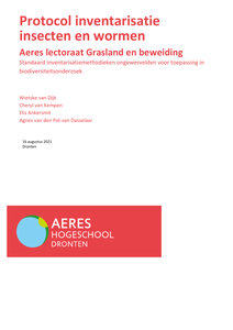 Protocol inventarisatie insecten en wormen