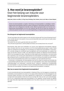 Hoe word je lerarenopleider?