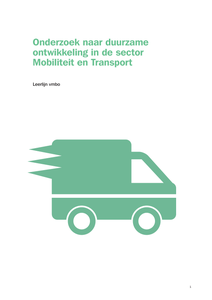 Onderzoek naar duurzame ontwikkeling in de sector Mobiliteit en Transport