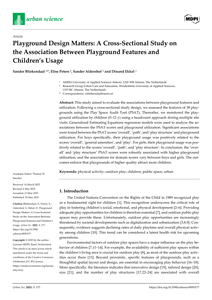 Playground design matters