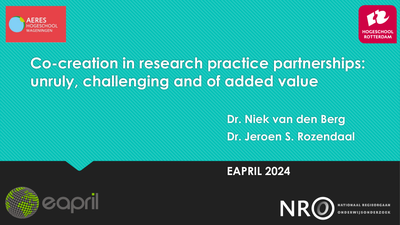 Co-creation in research practice partnerships