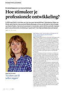 Hoe stimuleer je professionele ontwikkeling?