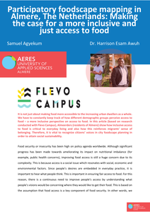Participatory foodscape mapping in Almere, The Netherlands