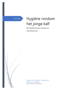 Hygiëne rondom het jonge kalf