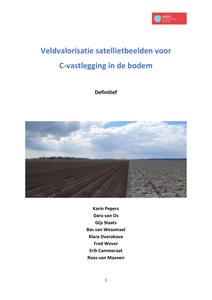 Veldvalorisatie satellietbeelden voor C-vastlegging in de bodem