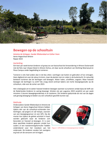 Bewegen op de schooltuin